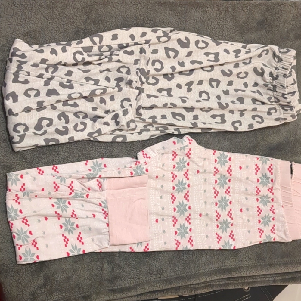 Pj couture sleep pants & Bebe sleep pants